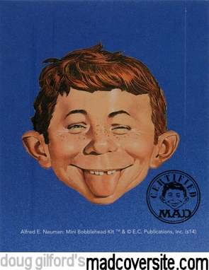 Alfred E. Neuman Mini Bobblehead Kit book