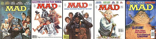 Mad Star Wars covers