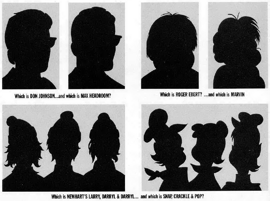 Celebrity Silhouettes
