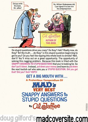 A Pretentious Compendium of Mad's Very Best Snappy Answers to Stupid Questions