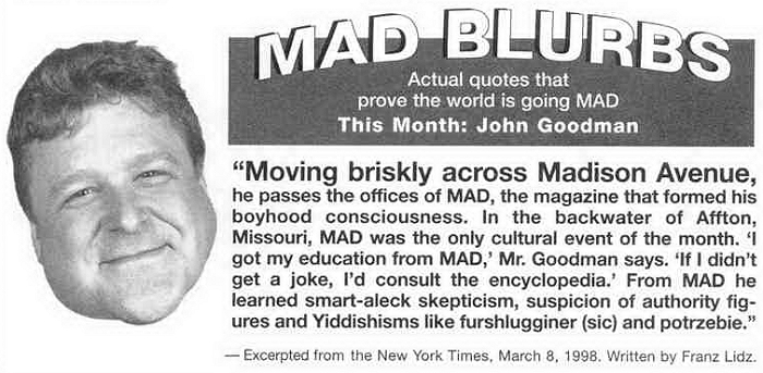 Letters - Mad Blurbs