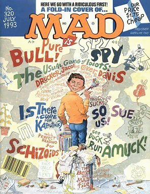 Mad #320 Cover Folded