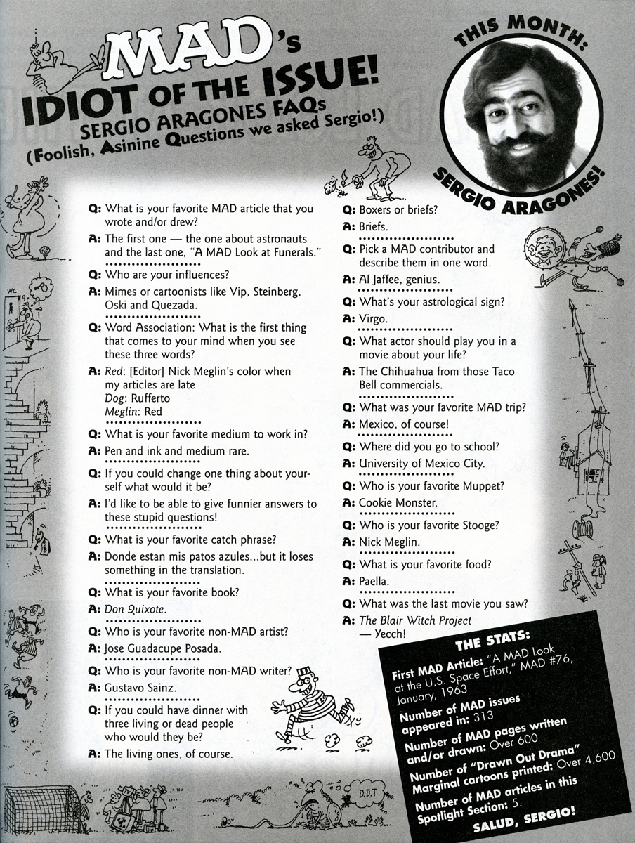 Mad XL #1 - Sergio Aragones