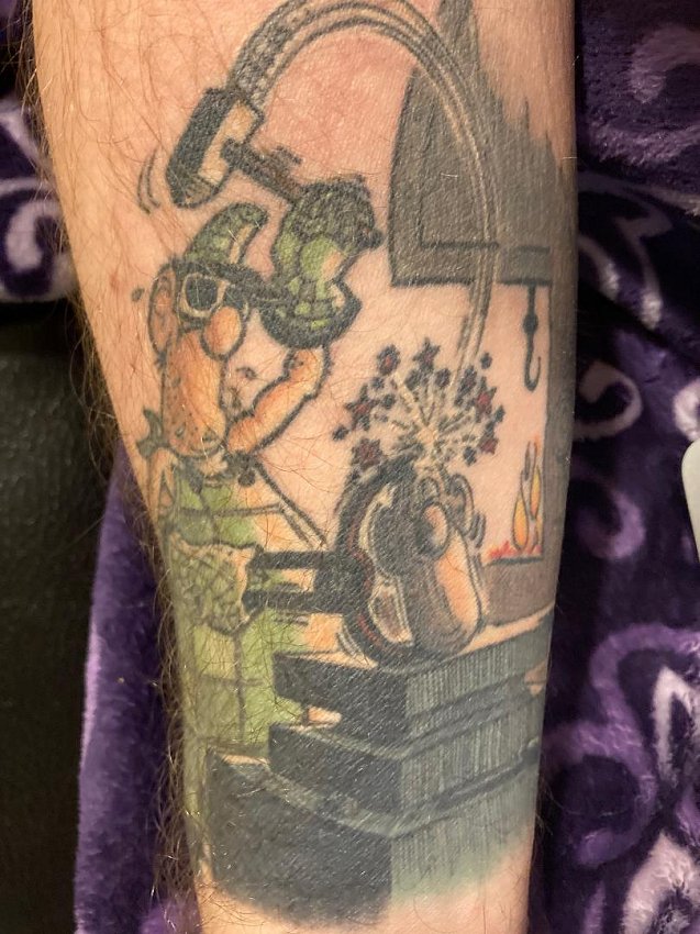 Shayne's Don Martin Tattoo