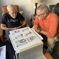 Visitors Button